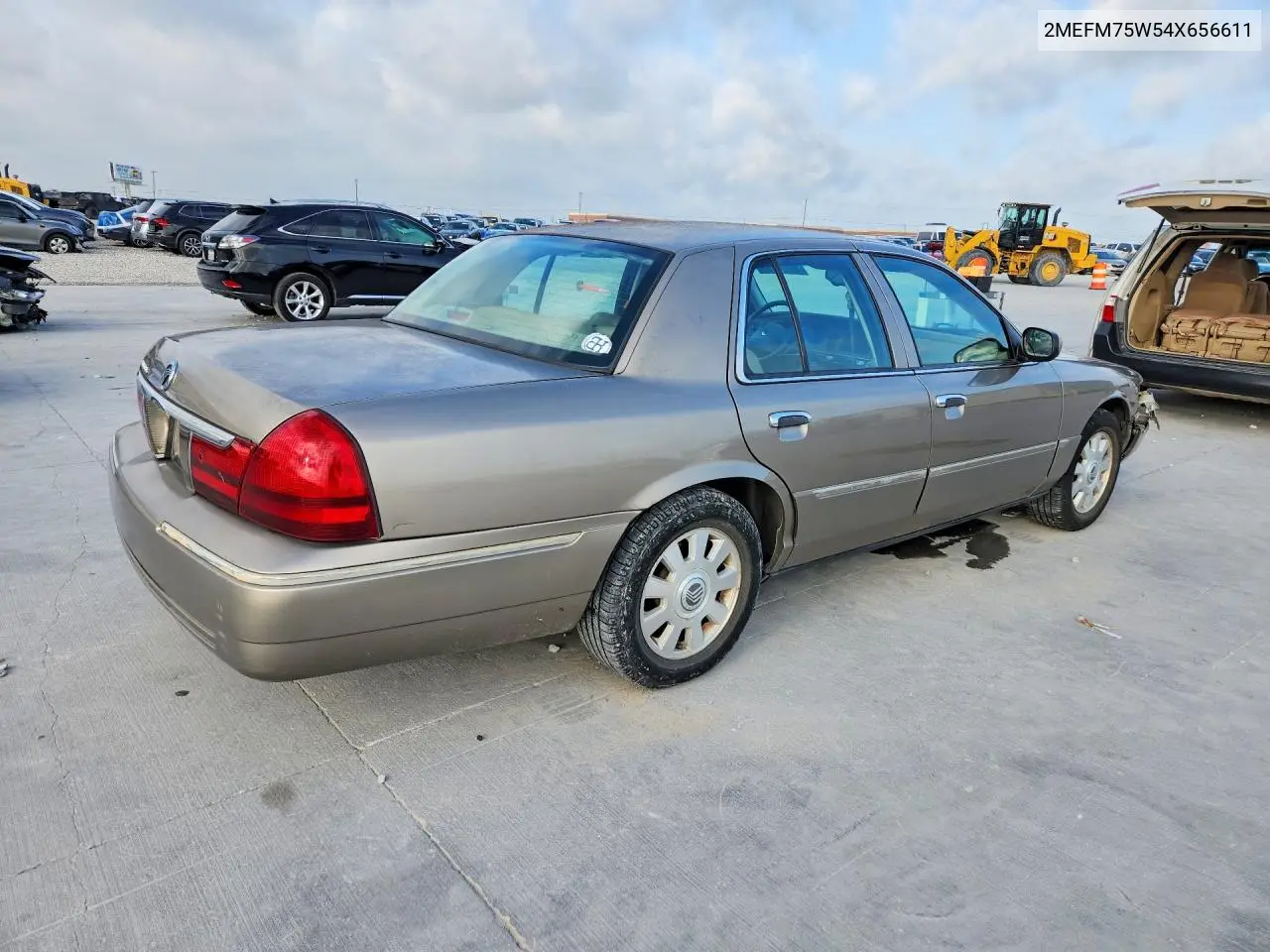 2004 Mercury Grand Marquis Ls VIN: 2MEFM75W54X656611 Lot: 56051756