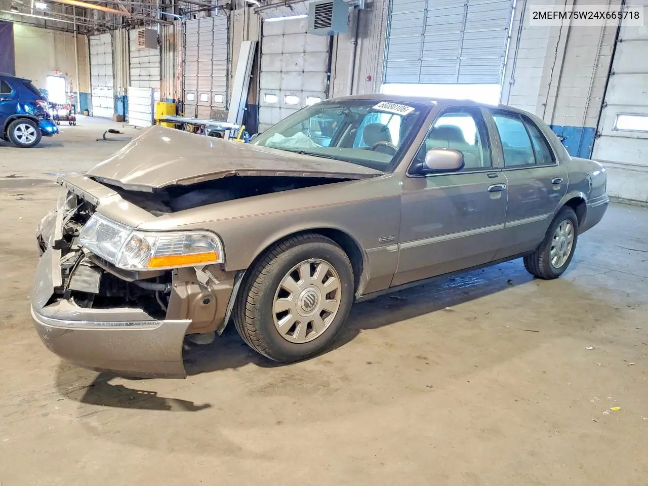 2004 Mercury Grand Marquis Ls VIN: 2MEFM75W24X665718 Lot: 56080106