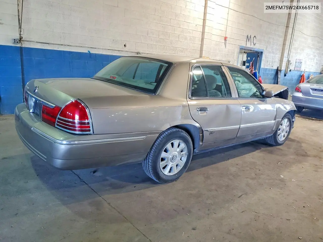 2004 Mercury Grand Marquis Ls VIN: 2MEFM75W24X665718 Lot: 56080106