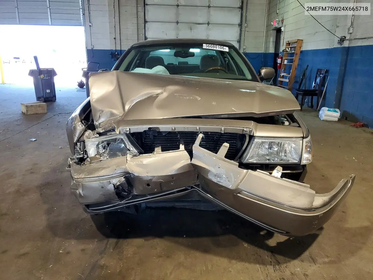 2004 Mercury Grand Marquis Ls VIN: 2MEFM75W24X665718 Lot: 56080106