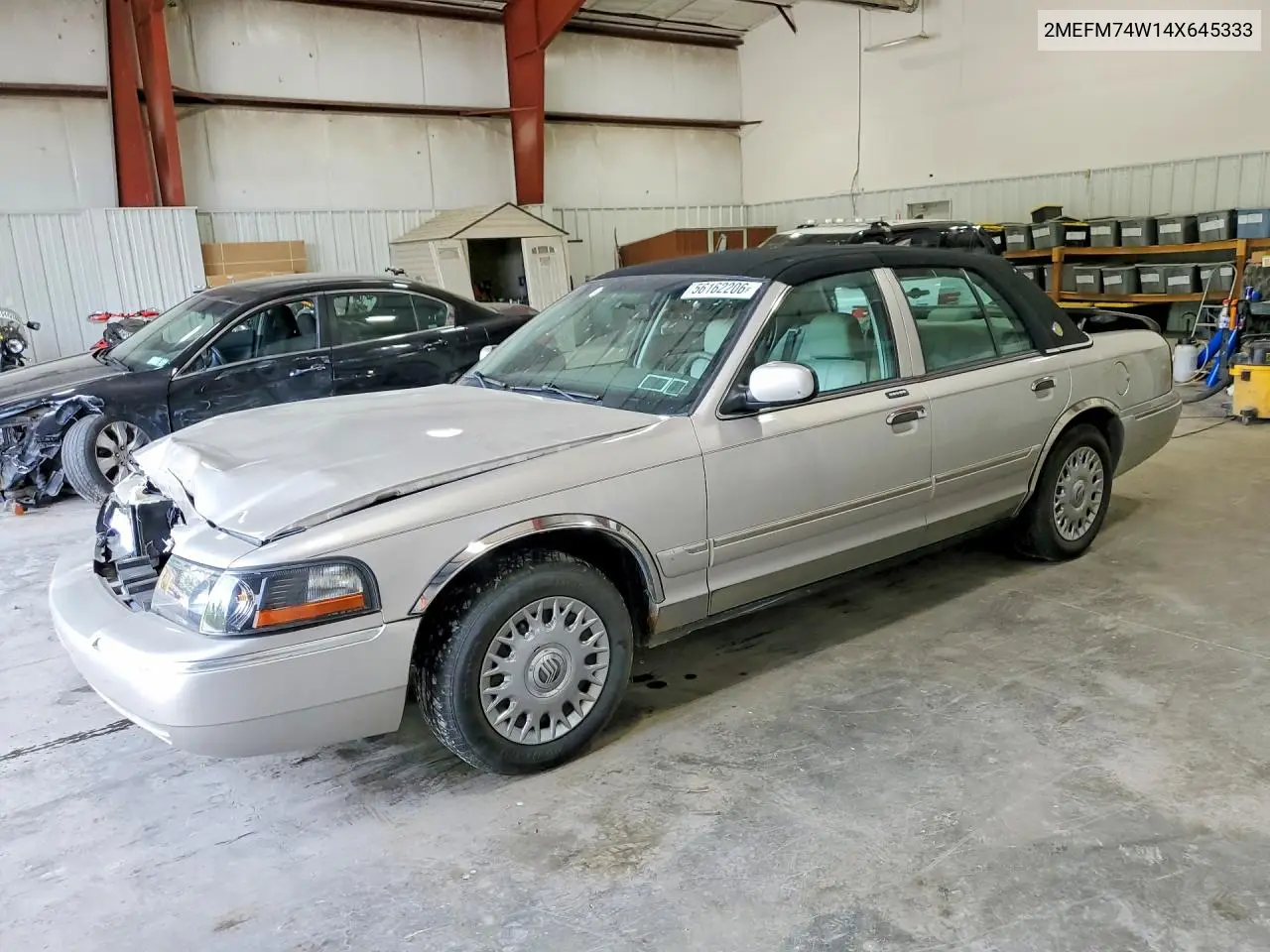 2004 Mercury Grand Marquis Gs VIN: 2MEFM74W14X645333 Lot: 56162206