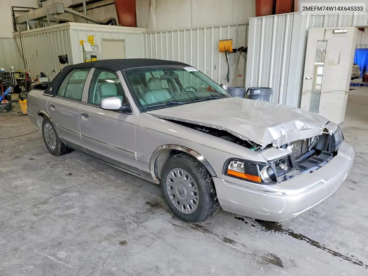 2004 Mercury Grand Marquis Gs VIN: 2MEFM74W14X645333 Lot: 56162206