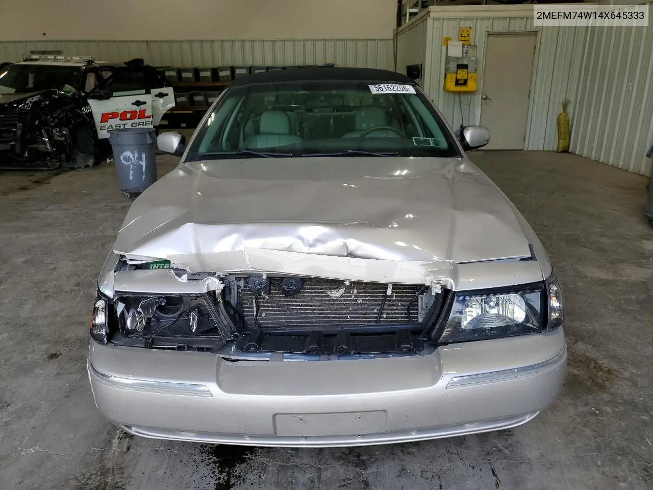 2004 Mercury Grand Marquis Gs VIN: 2MEFM74W14X645333 Lot: 56162206