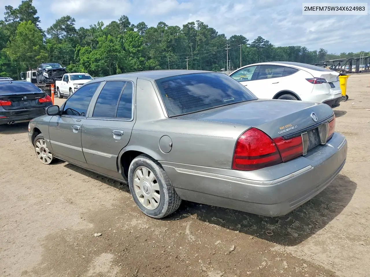 2004 Mercury Grand Marquis Ls VIN: 2MEFM75W34X624983 Lot: 58284436