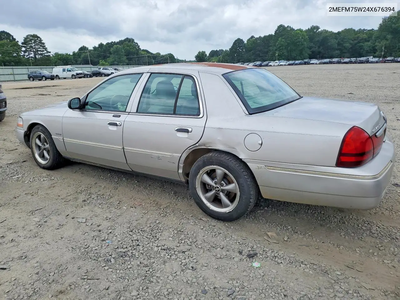 2004 Mercury Grand Marquis Ls VIN: 2MEFM75W24X676394 Lot: 58731456