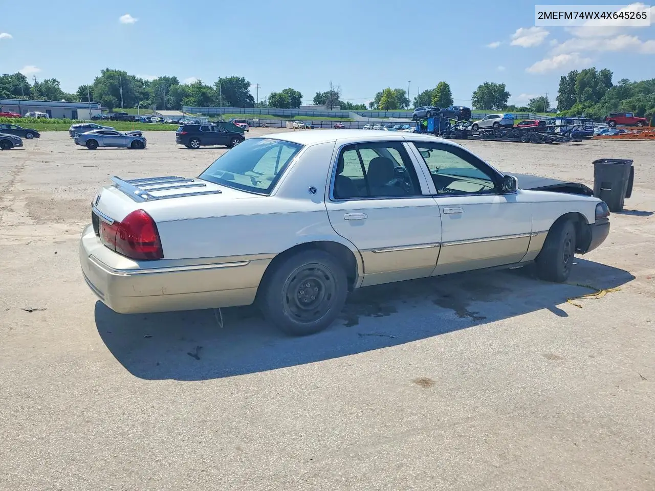 2004 Mercury Grand Marquis Gs VIN: 2MEFM74WX4X645265 Lot: 60677706