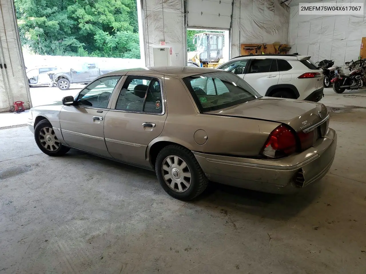 2004 Mercury Grand Marquis Ls VIN: 2MEFM75W04X617067 Lot: 60742476