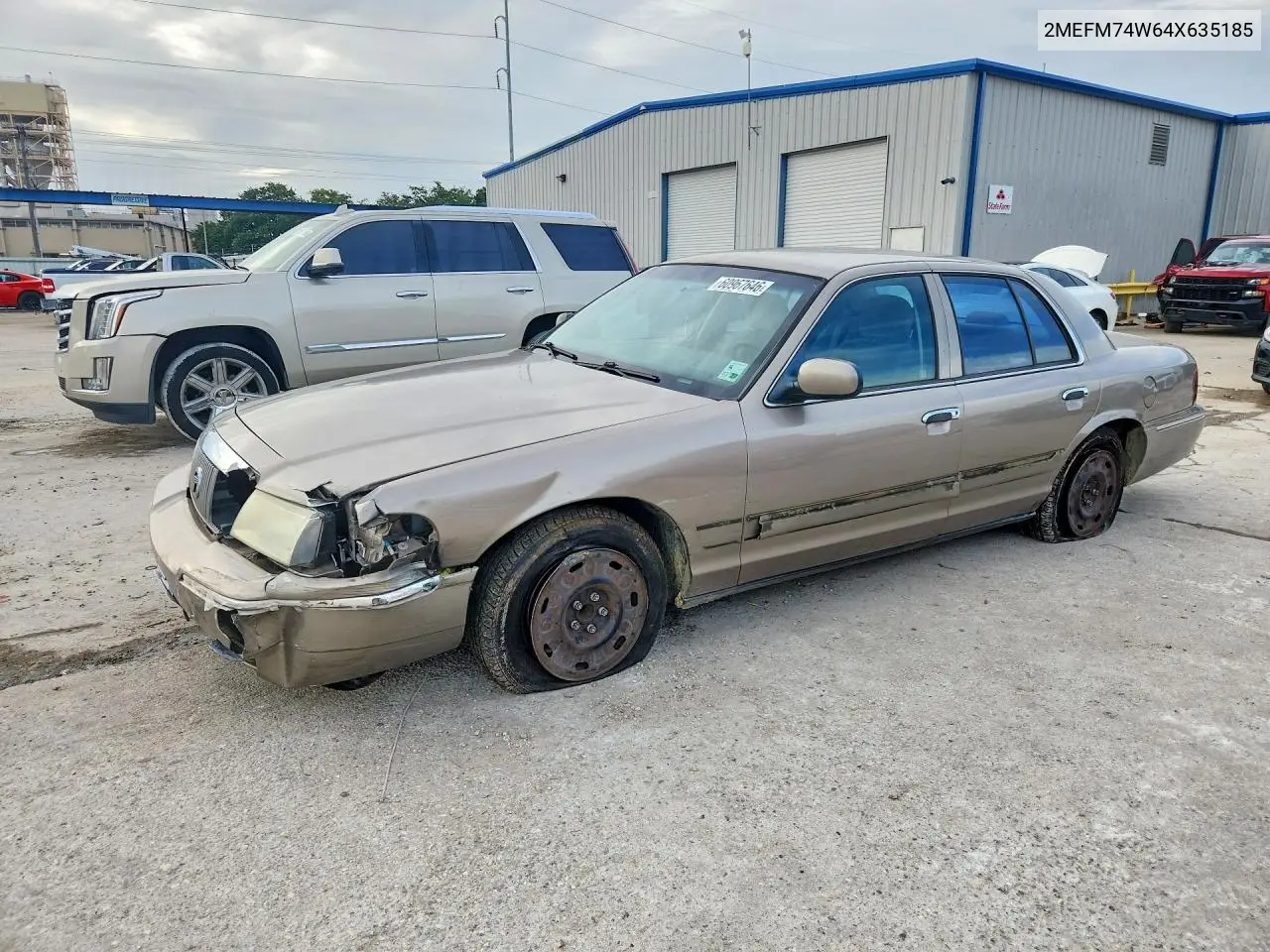 2004 Mercury Grand Marquis Gs VIN: 2MEFM74W64X635185 Lot: 60967646