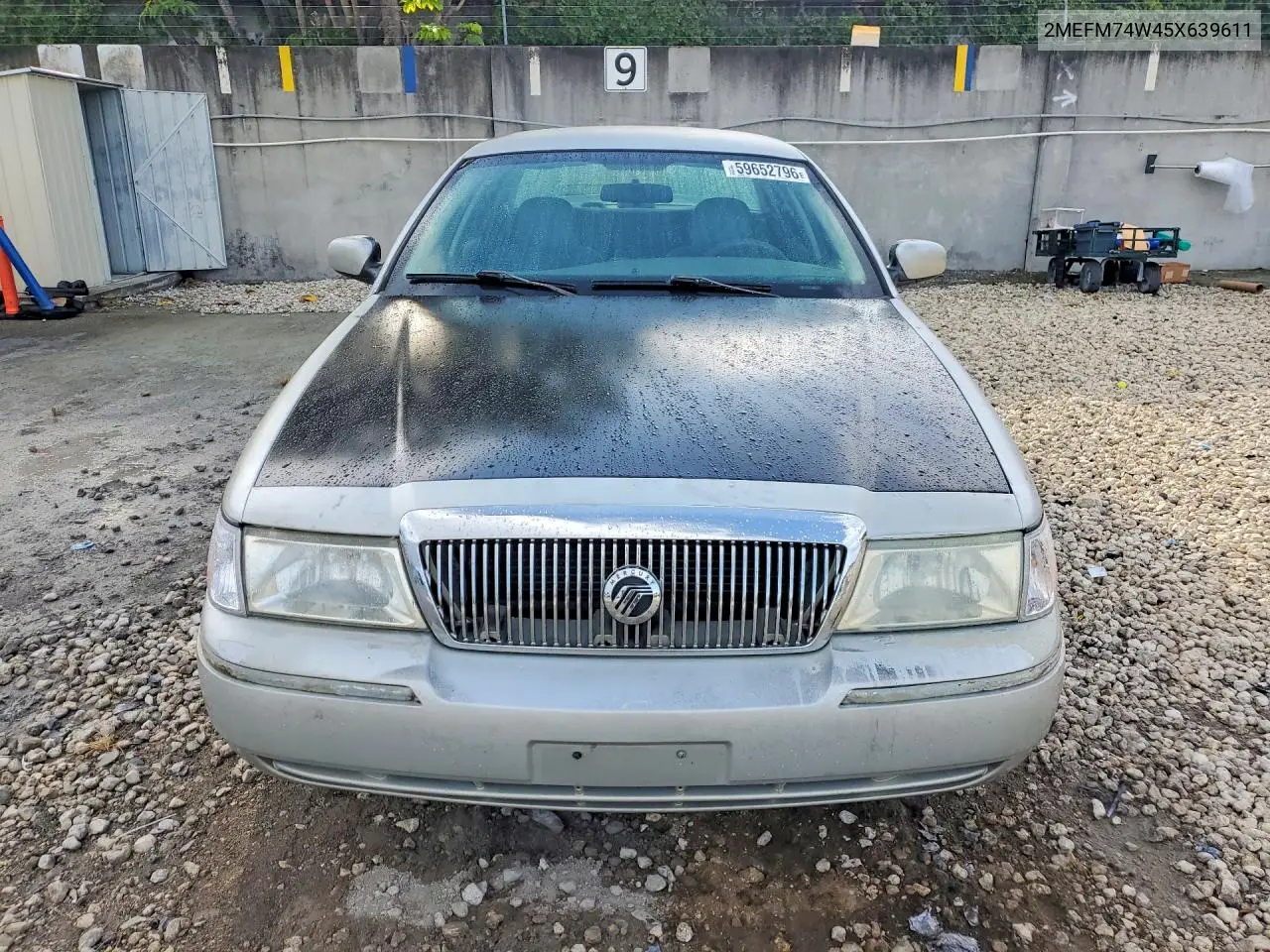 2005 Mercury Grand Marquis Gs VIN: 2MEFM74W45X639611 Lot: 59652796