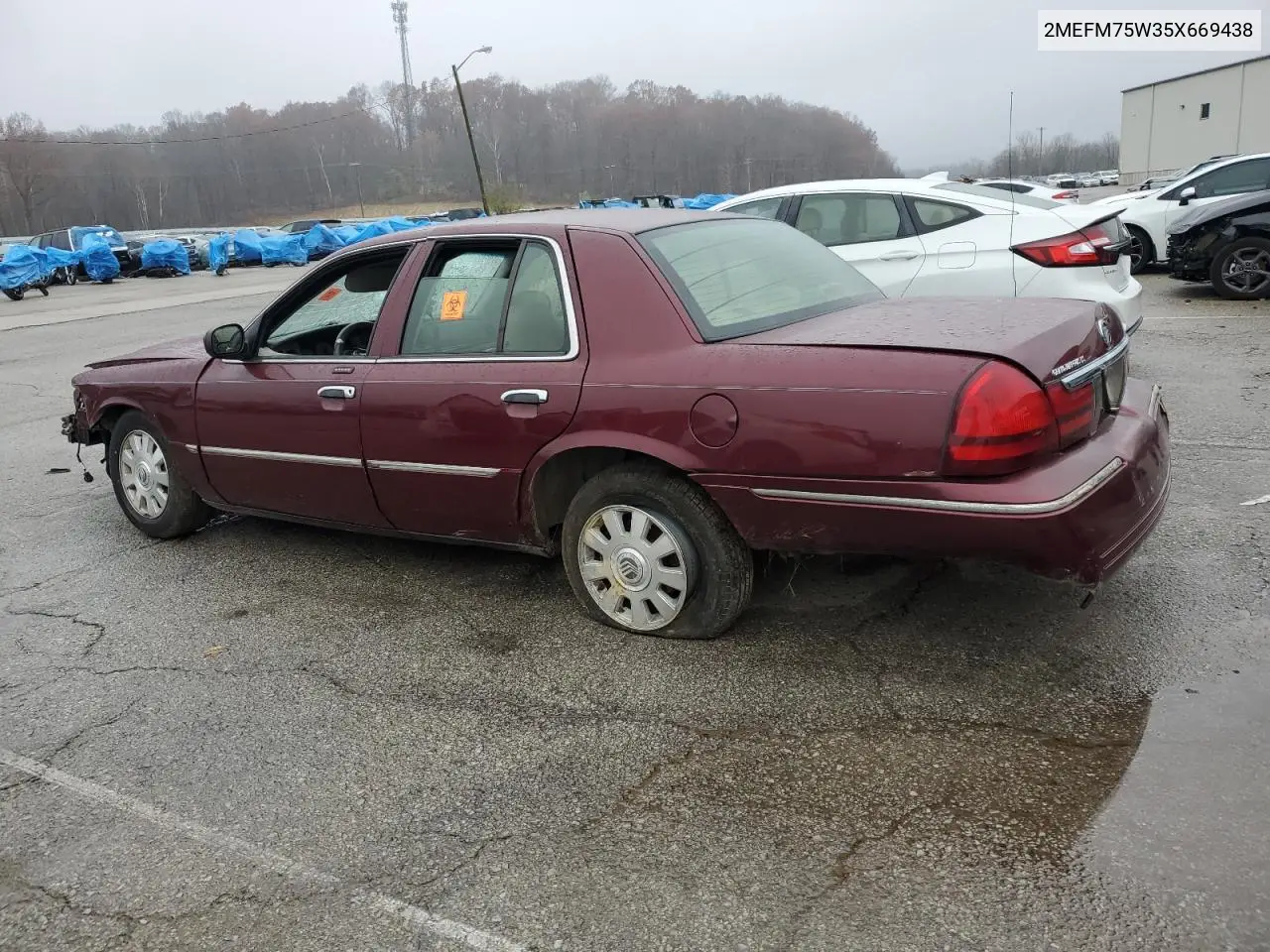 2MEFM75W35X669438 2005 Mercury Grand Marquis Ls