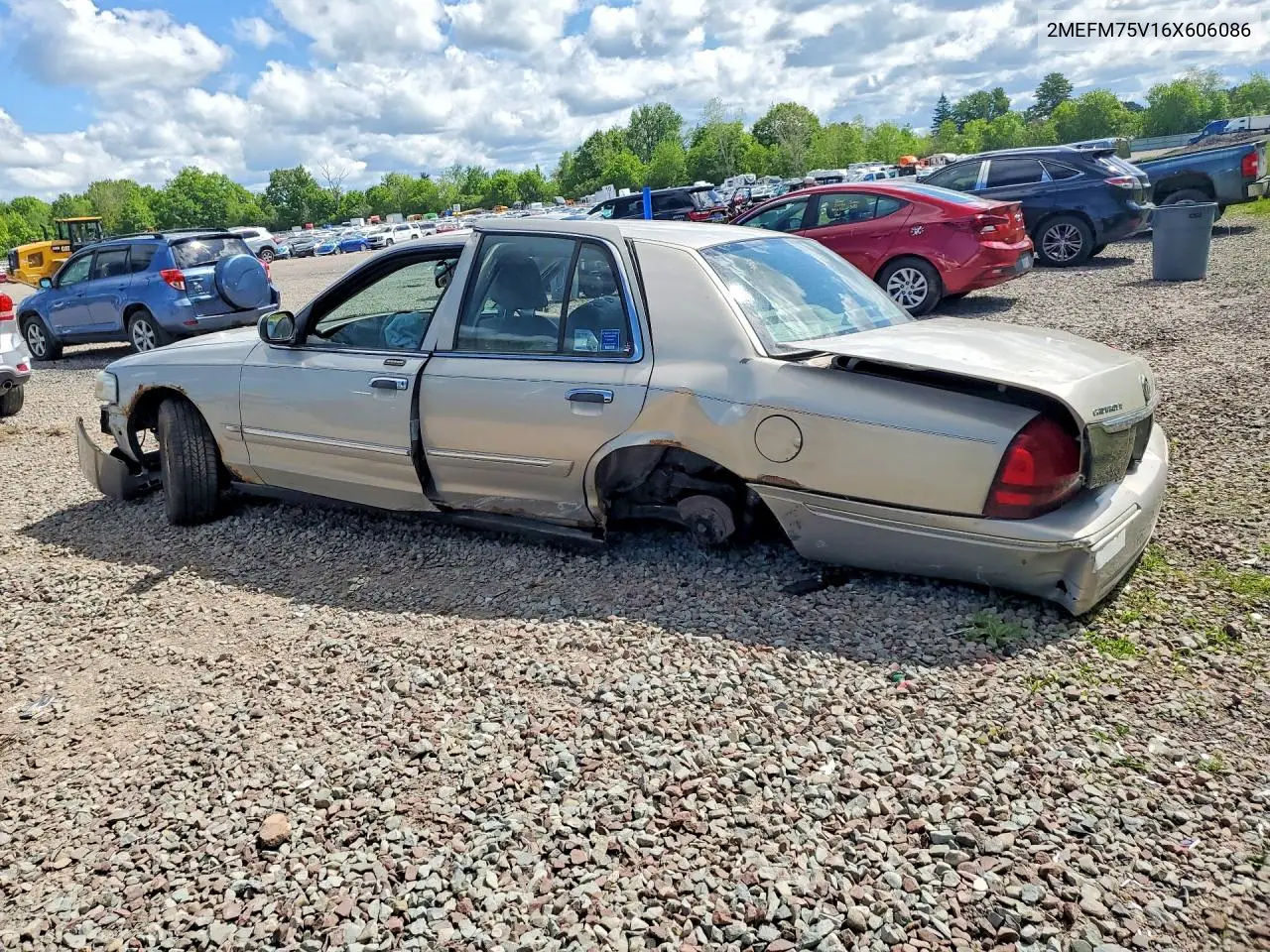 2006 Mercury Grand Marquis Ls VIN: 2MEFM75V16X606086 Lot: 54556126