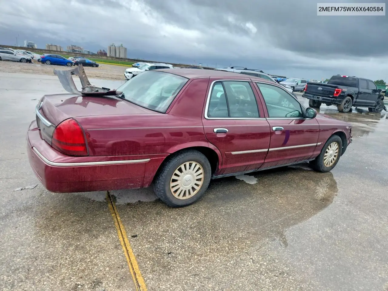 2006 Mercury Grand Marquis Ls VIN: 2MEFM75WX6X640584 Lot: 55168816
