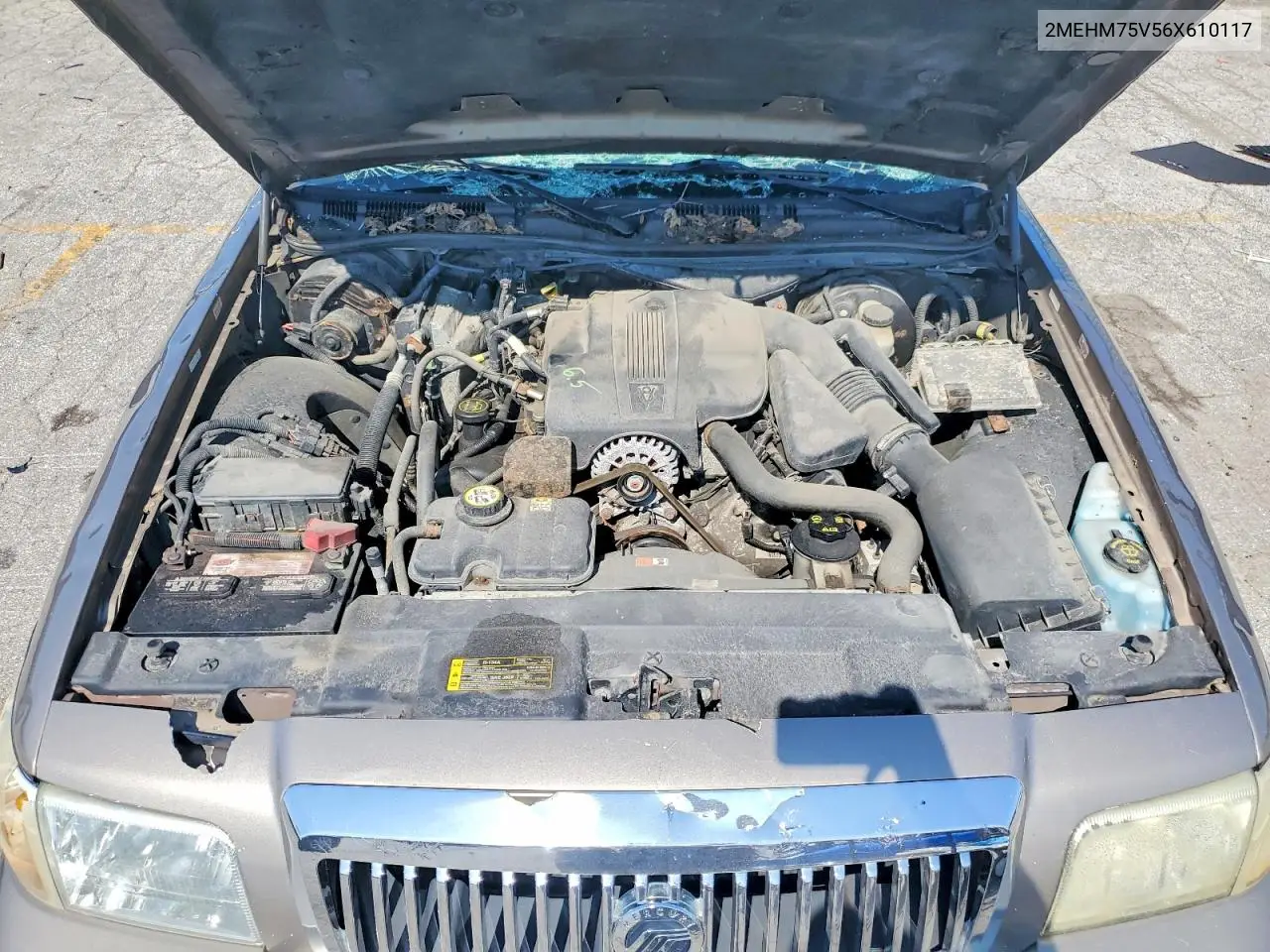 2006 Mercury Grand Marquis Ls VIN: 2MEHM75V56X610117 Lot: 59653046