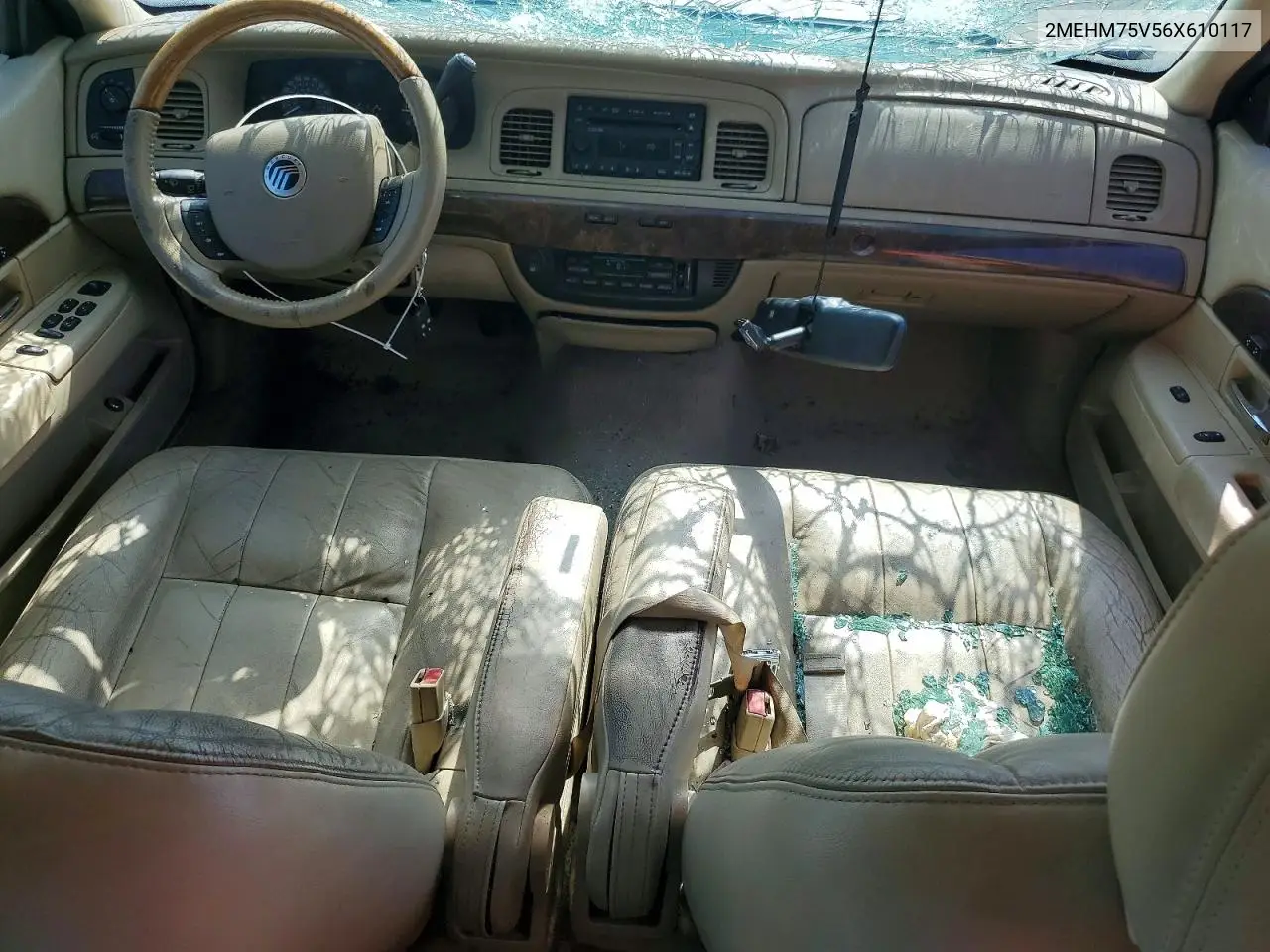 2006 Mercury Grand Marquis Ls VIN: 2MEHM75V56X610117 Lot: 59653046