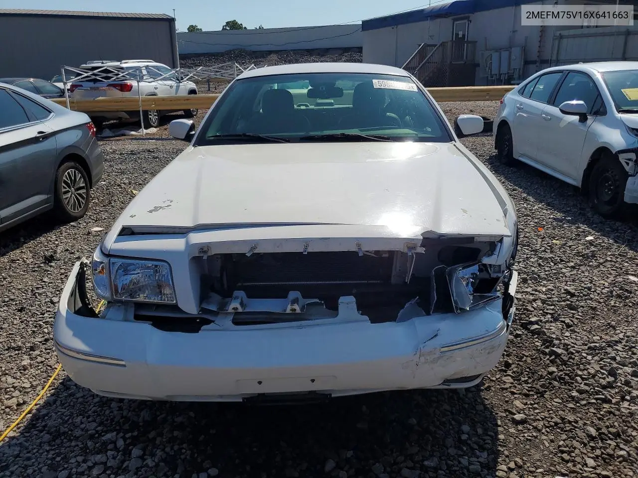 2006 Mercury Grand Marquis Ls VIN: 2MEFM75V16X641663 Lot: 59805756
