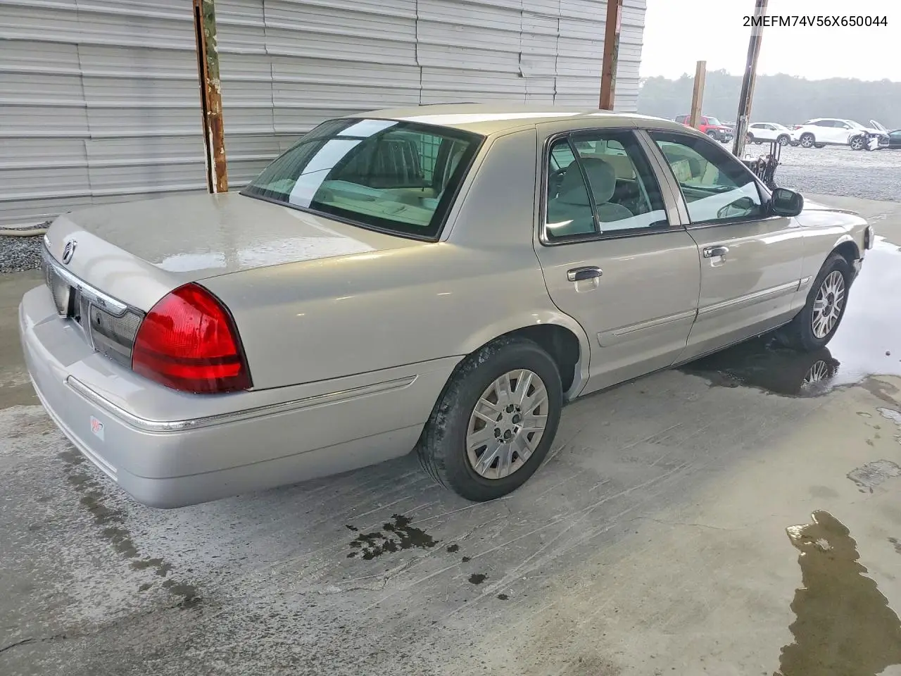 2006 Mercury Grand Marquis Gs VIN: 2MEFM74V56X650044 Lot: 60577536
