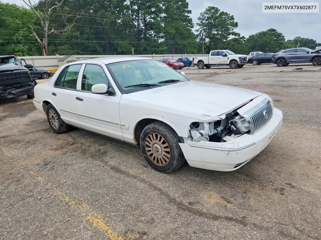 2007 Mercury Grand Marquis Ls VIN: 2MEFM75VX7X602877 Lot: 57694666