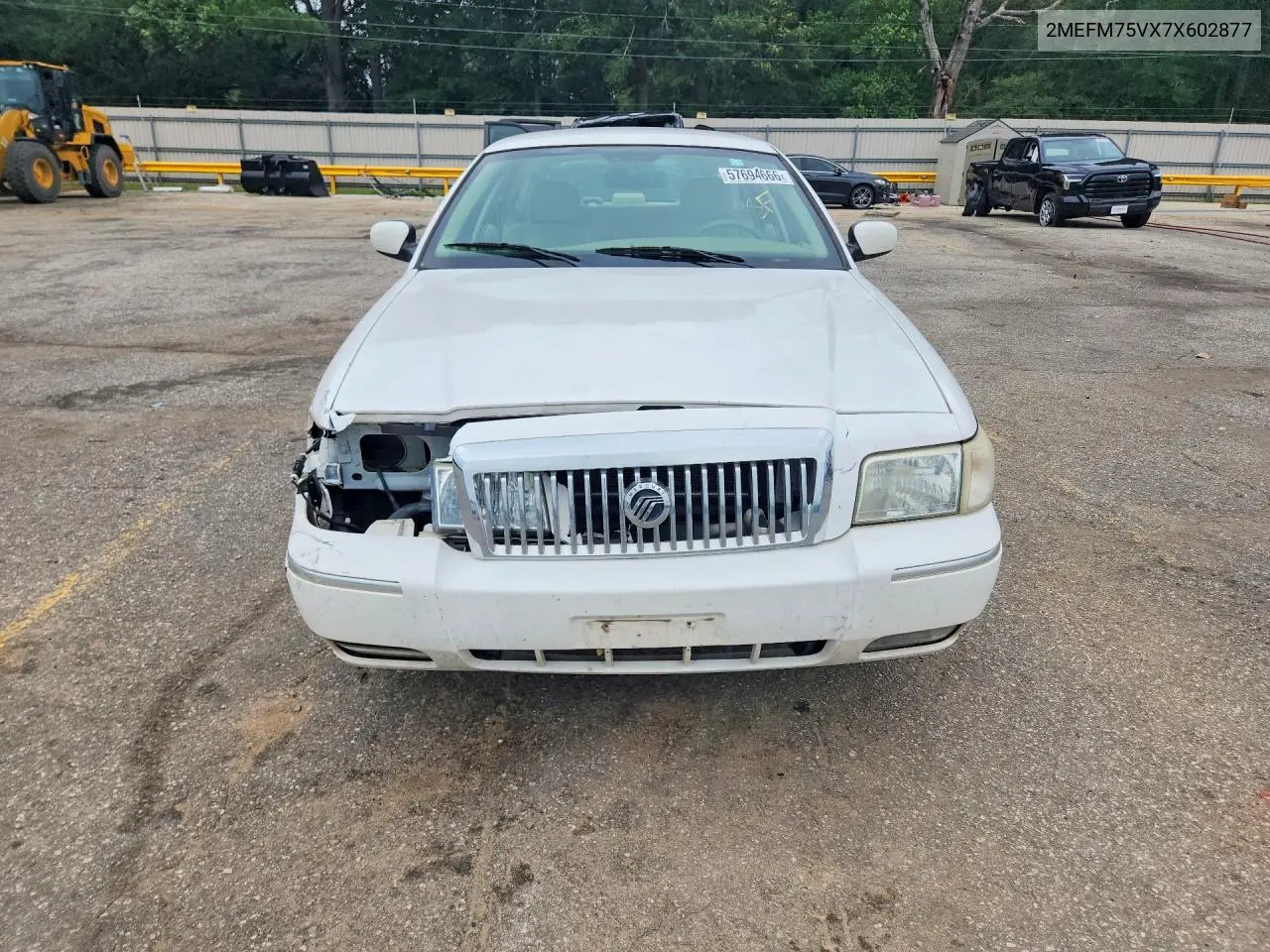 2007 Mercury Grand Marquis Ls VIN: 2MEFM75VX7X602877 Lot: 57694666