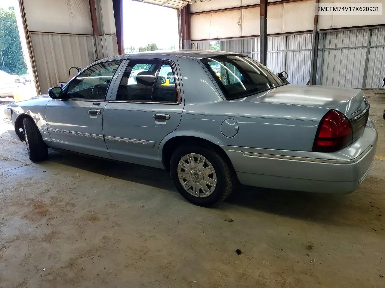 2007 Mercury Grand Marquis Gs VIN: 2MEFM74V17X620931 Lot: 57844886