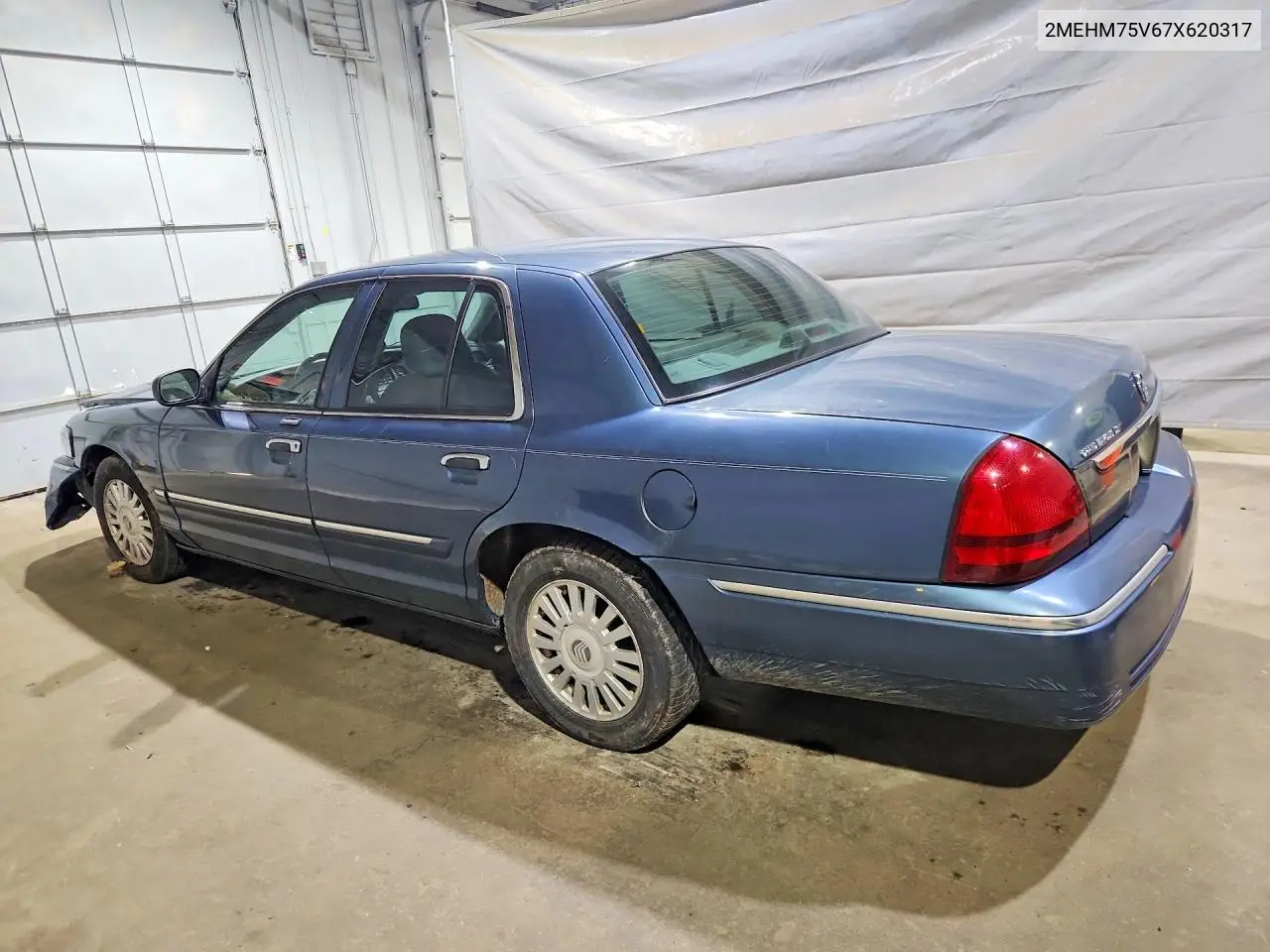 2007 Mercury Grand Marquis Ls VIN: 2MEHM75V67X620317 Lot: 59371516