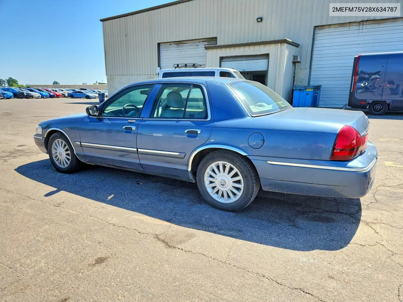 2008 Mercury Grand Marquis Ls VIN: 2MEFM75V28X634787 Lot: 54944186