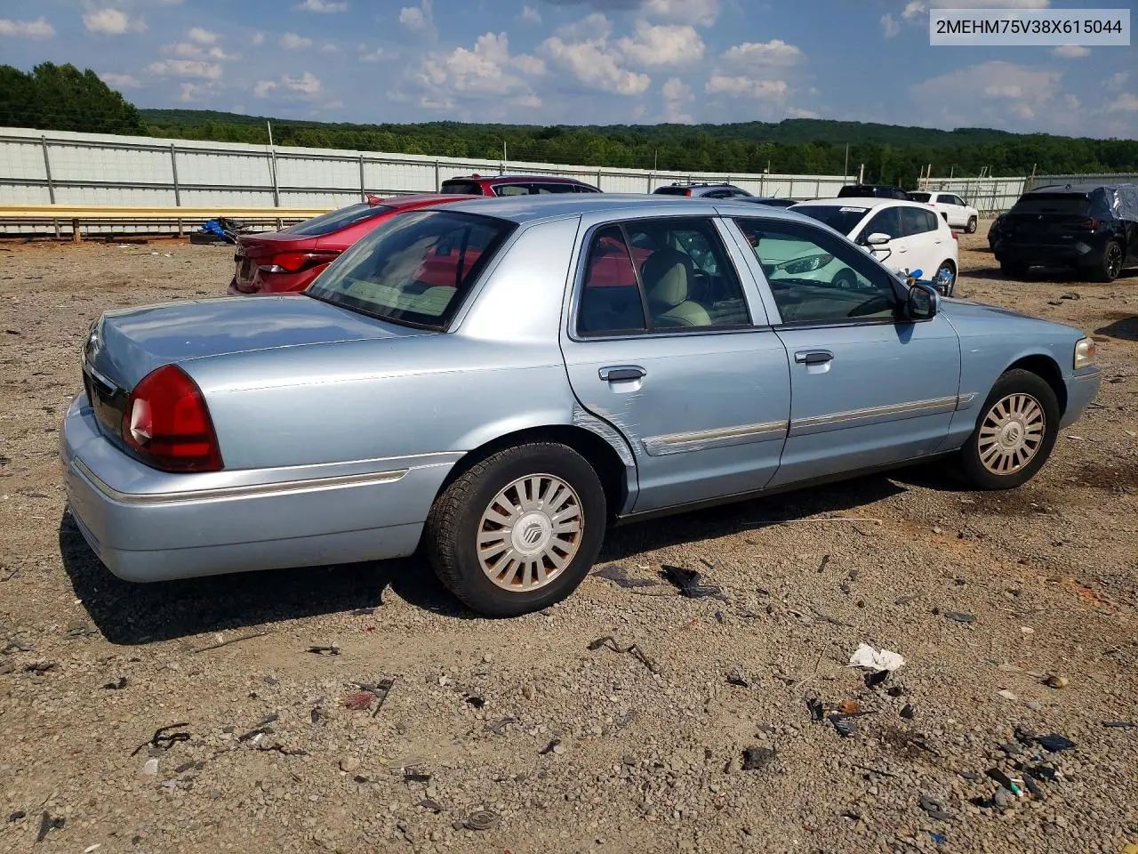 2008 Mercury Grand Marquis Ls VIN: 2MEHM75V38X615044 Lot: 56876606