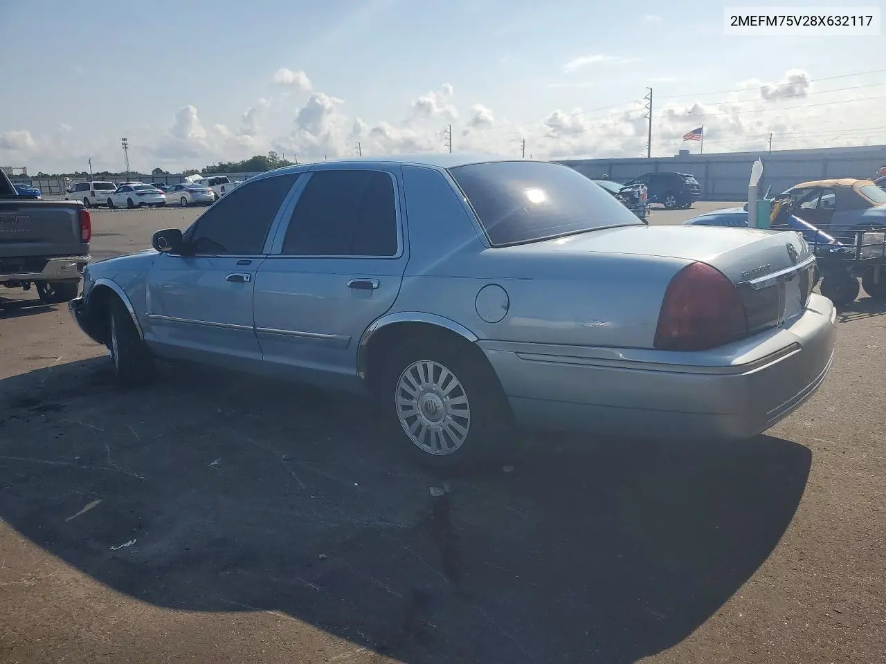 2008 Mercury Grand Marquis Ls VIN: 2MEFM75V28X632117 Lot: 59101086