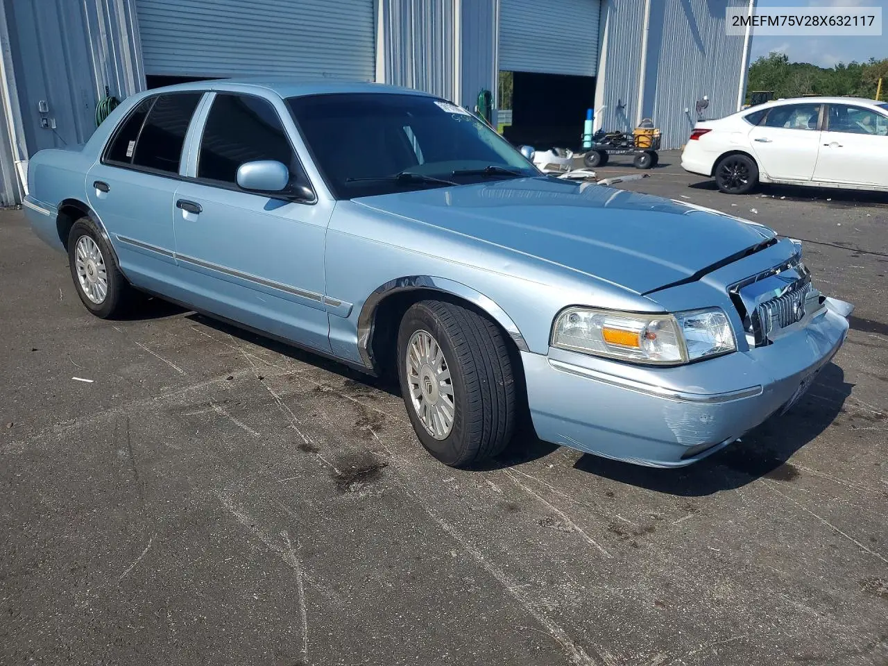 2008 Mercury Grand Marquis Ls VIN: 2MEFM75V28X632117 Lot: 59101086