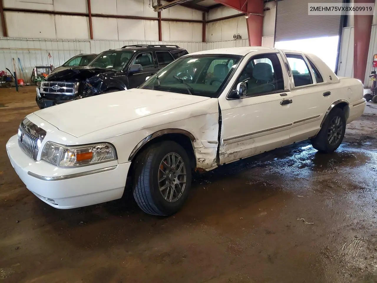2008 Mercury Grand Marquis Ls VIN: 2MEHM75VX8X609919 Lot: 79135345