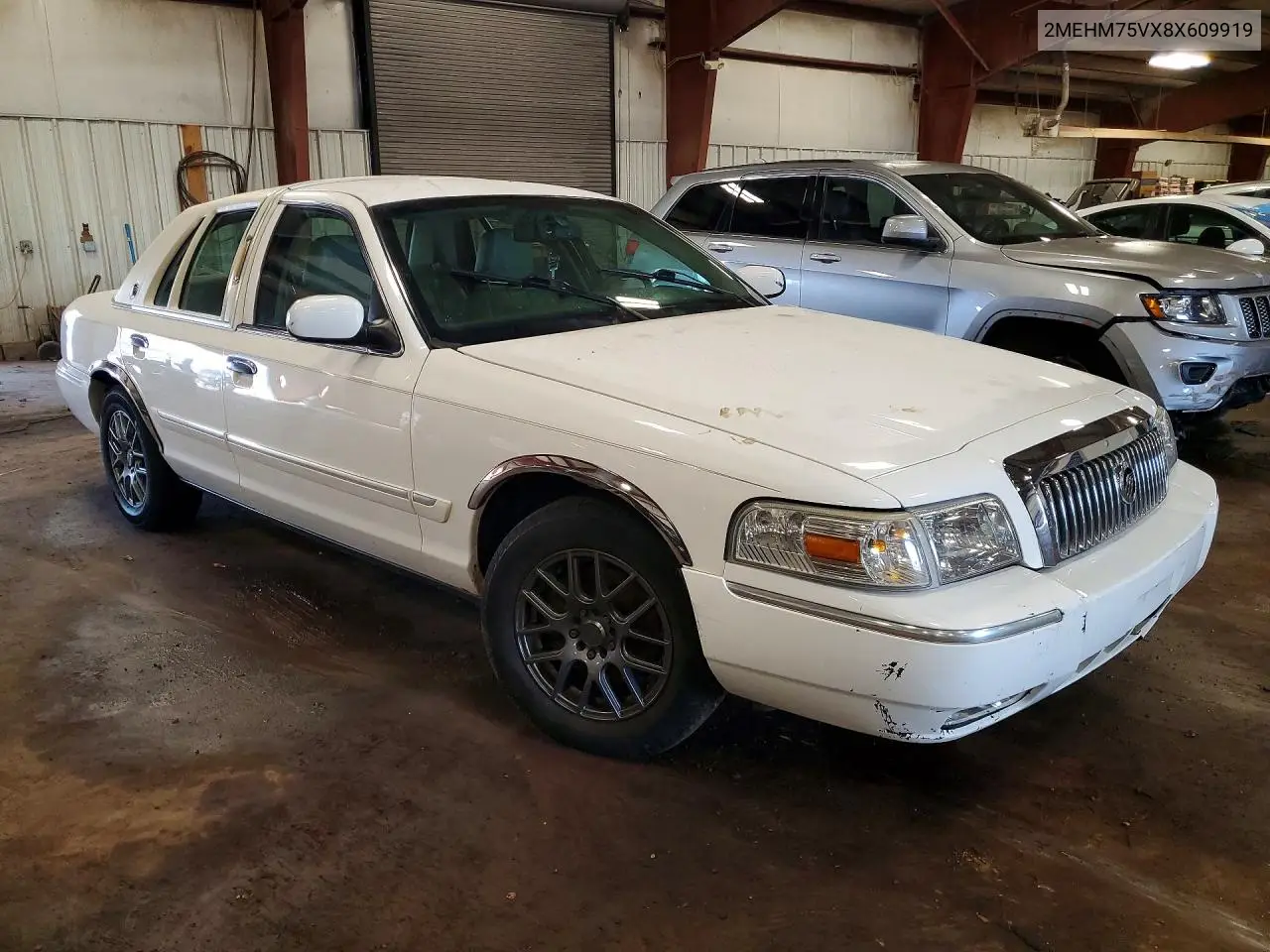 2008 Mercury Grand Marquis Ls VIN: 2MEHM75VX8X609919 Lot: 79135345