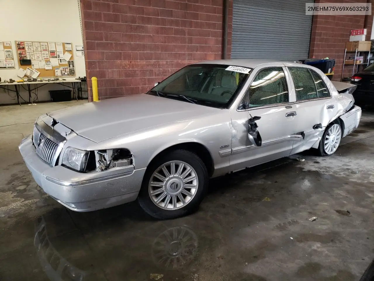 2009 Mercury Grand Marquis Ls VIN: 2MEHM75V69X603293 Lot: 49103844