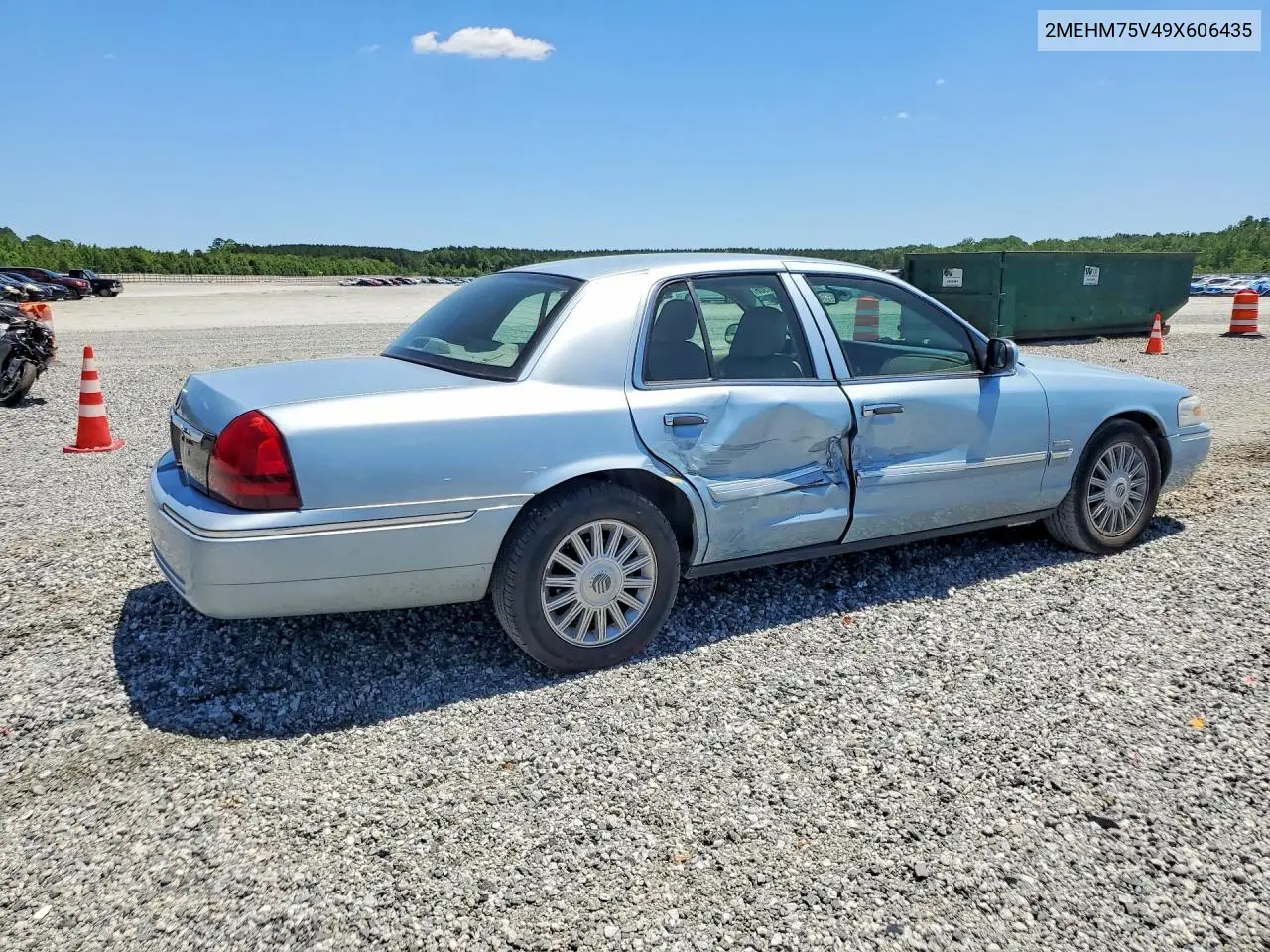 2009 Mercury Grand Marquis Ls VIN: 2MEHM75V49X606435 Lot: 56050906