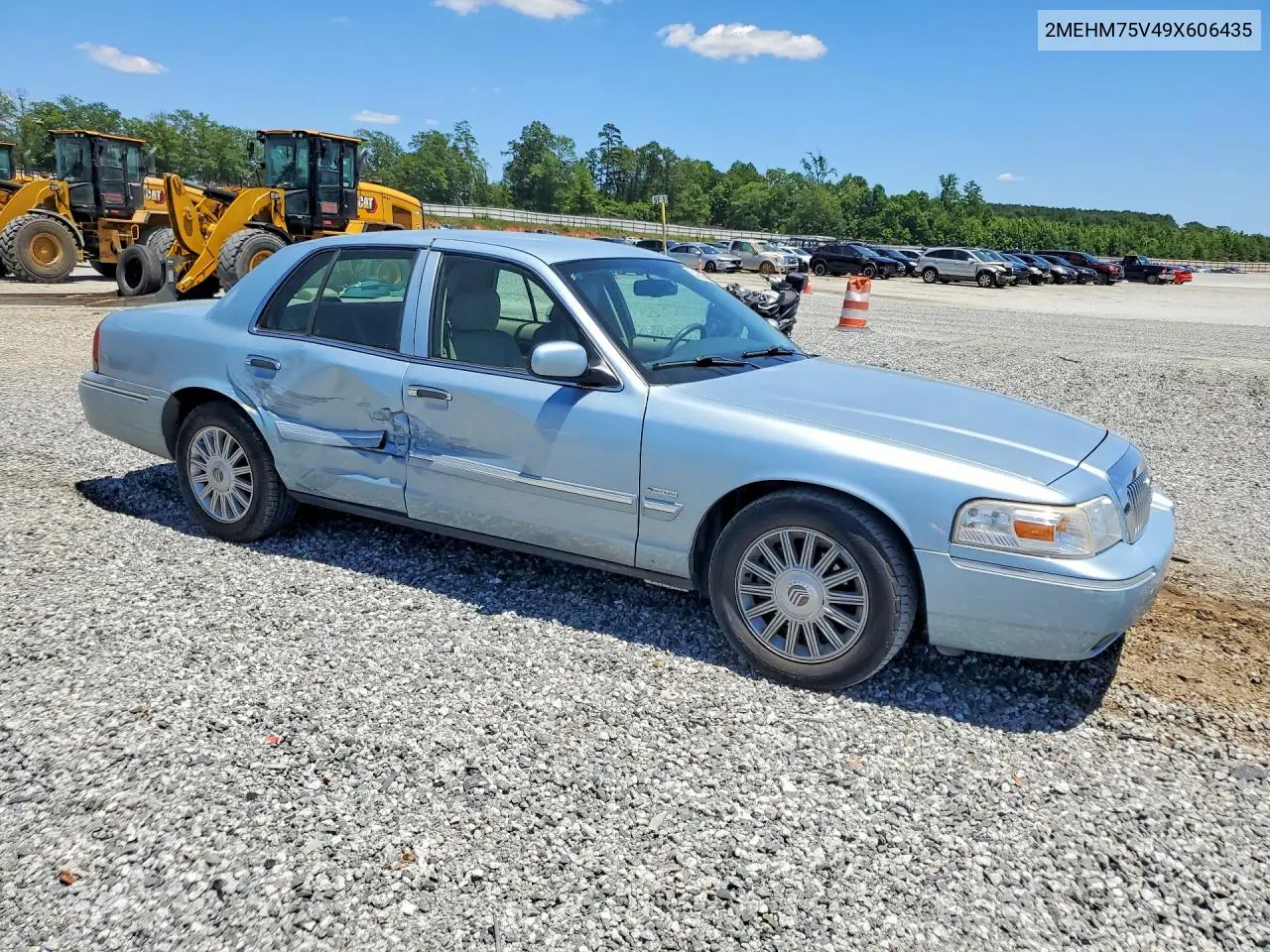 2009 Mercury Grand Marquis Ls VIN: 2MEHM75V49X606435 Lot: 56050906