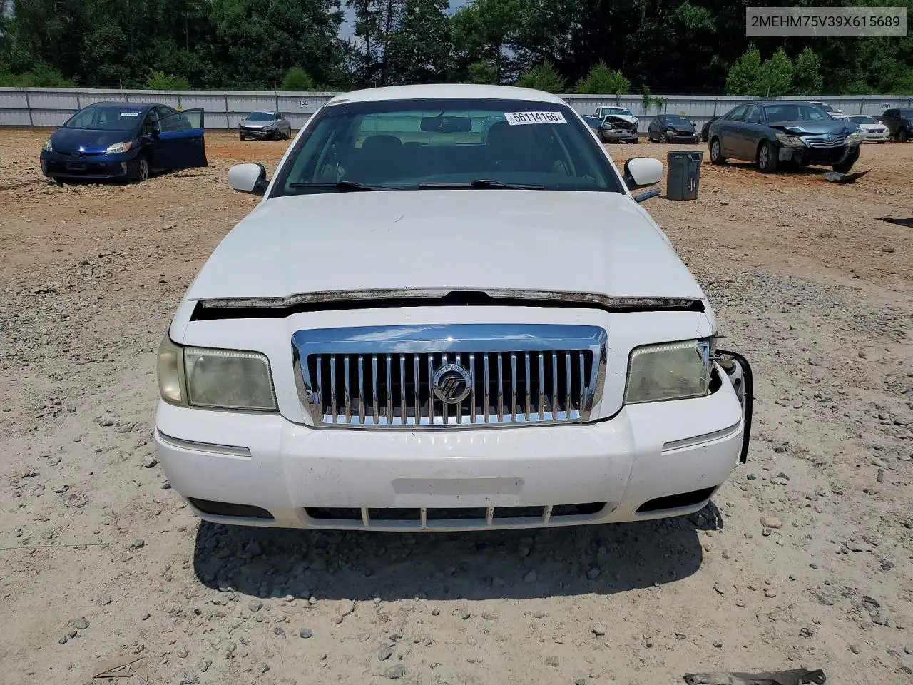 2009 Mercury Grand Marquis Ls VIN: 2MEHM75V39X615689 Lot: 56114166