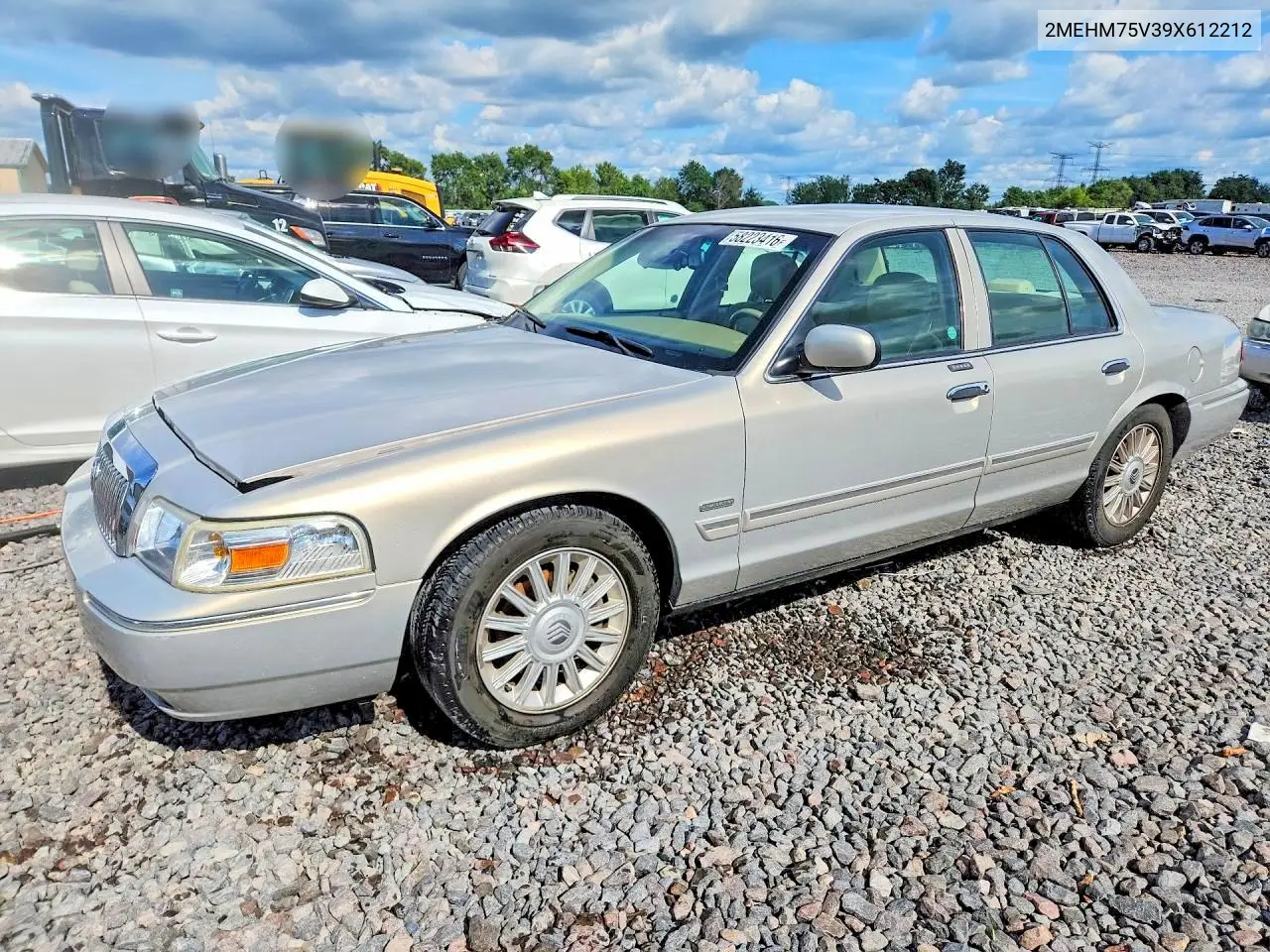 2009 Mercury Grand Marquis Ls VIN: 2MEHM75V39X612212 Lot: 58223416