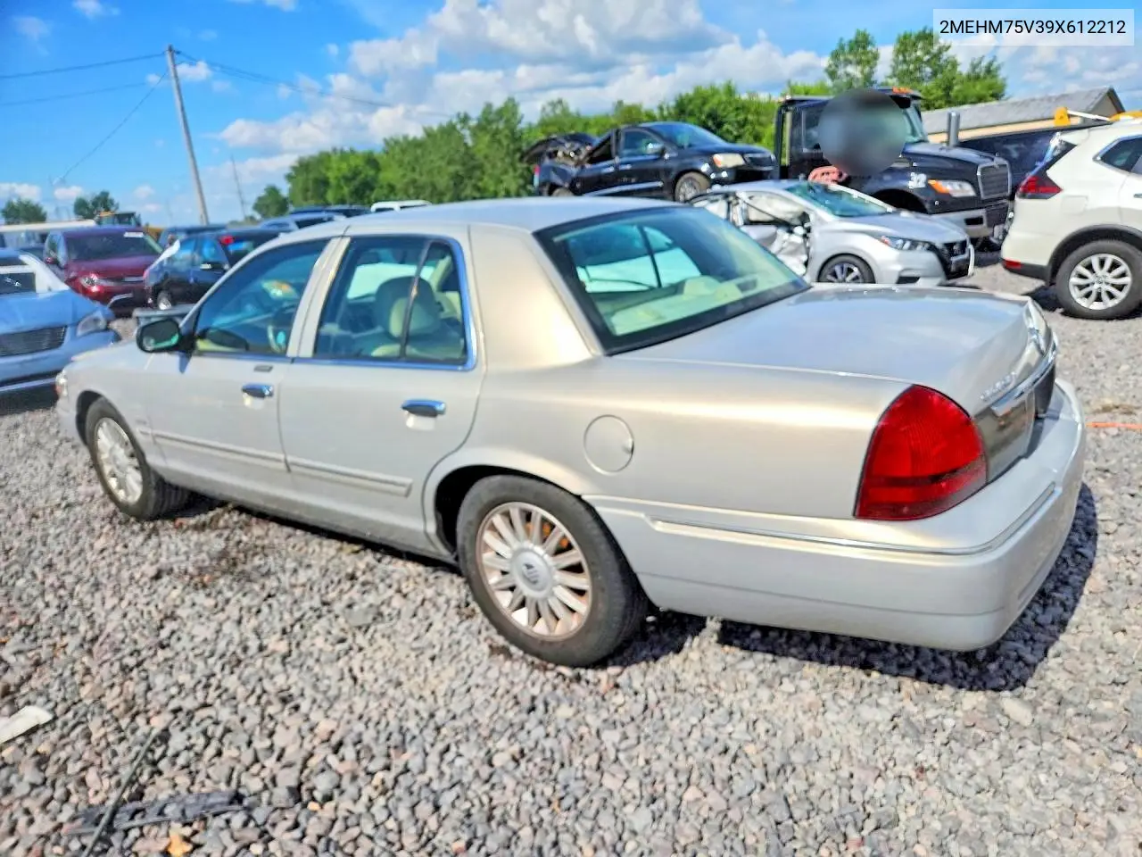 2009 Mercury Grand Marquis Ls VIN: 2MEHM75V39X612212 Lot: 58223416