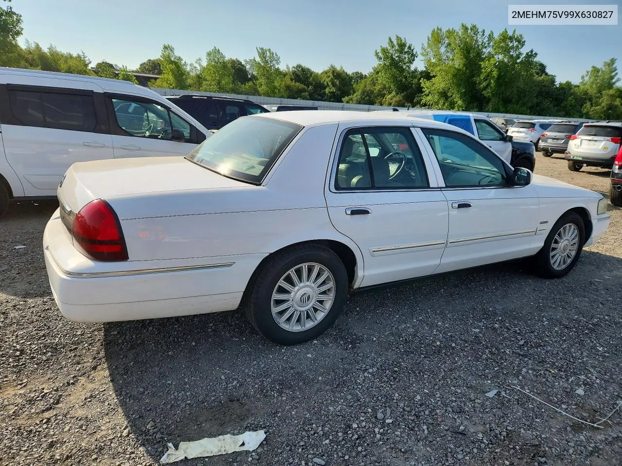 2009 Mercury Grand Marquis Ls VIN: 2MEHM75V99X630827 Lot: 59773666