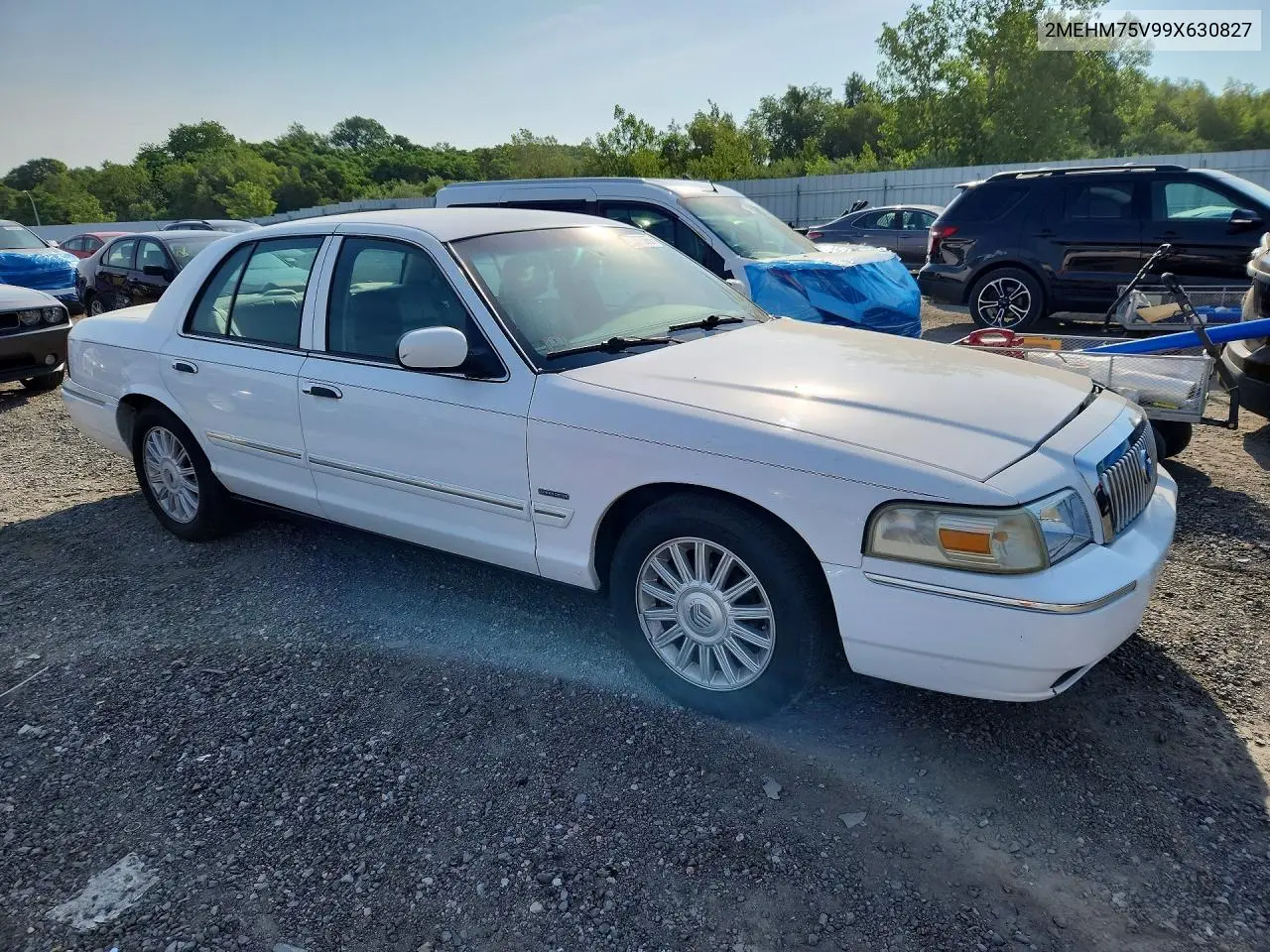 2009 Mercury Grand Marquis Ls VIN: 2MEHM75V99X630827 Lot: 59773666