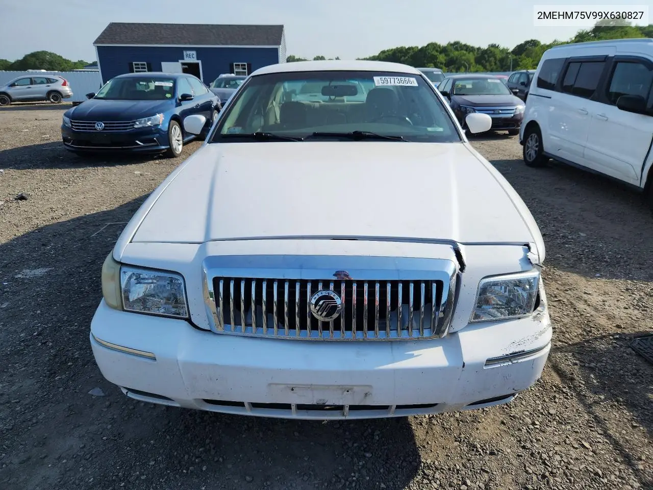 2009 Mercury Grand Marquis Ls VIN: 2MEHM75V99X630827 Lot: 59773666