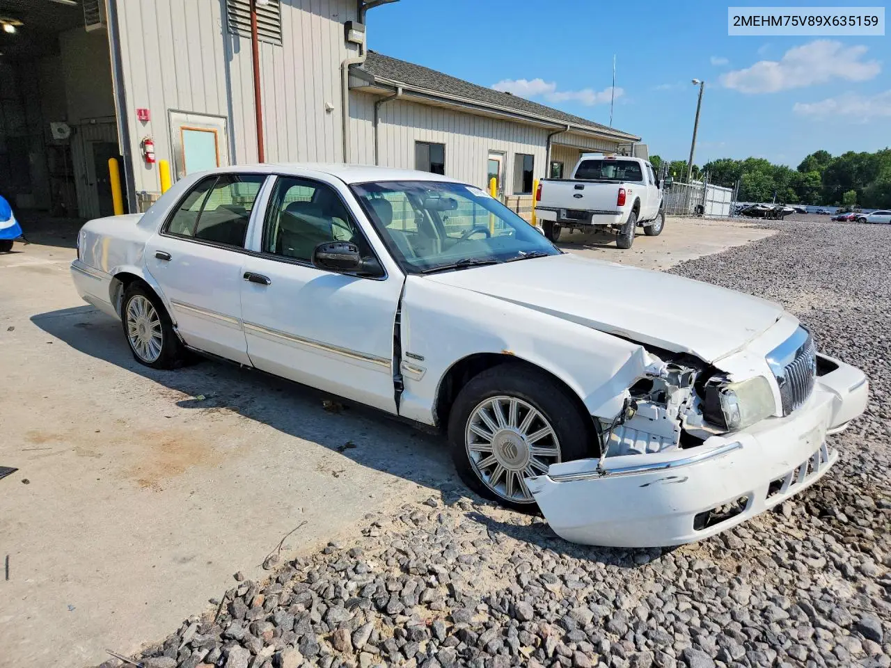 2009 Mercury Grand Marquis Ls VIN: 2MEHM75V89X635159 Lot: 60461906