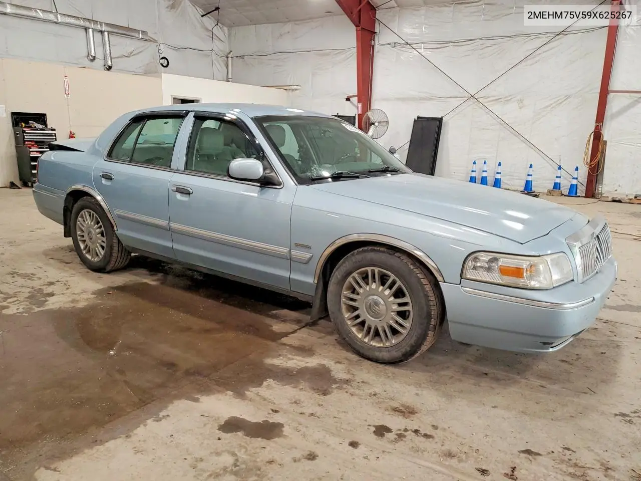 2009 Mercury Grand Marquis Ls VIN: 2MEHM75V59X625267 Lot: 60932246
