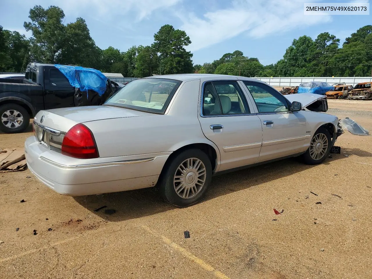 2009 Mercury Grand Marquis Ls VIN: 2MEHM75V49X620173 Lot: 85979155
