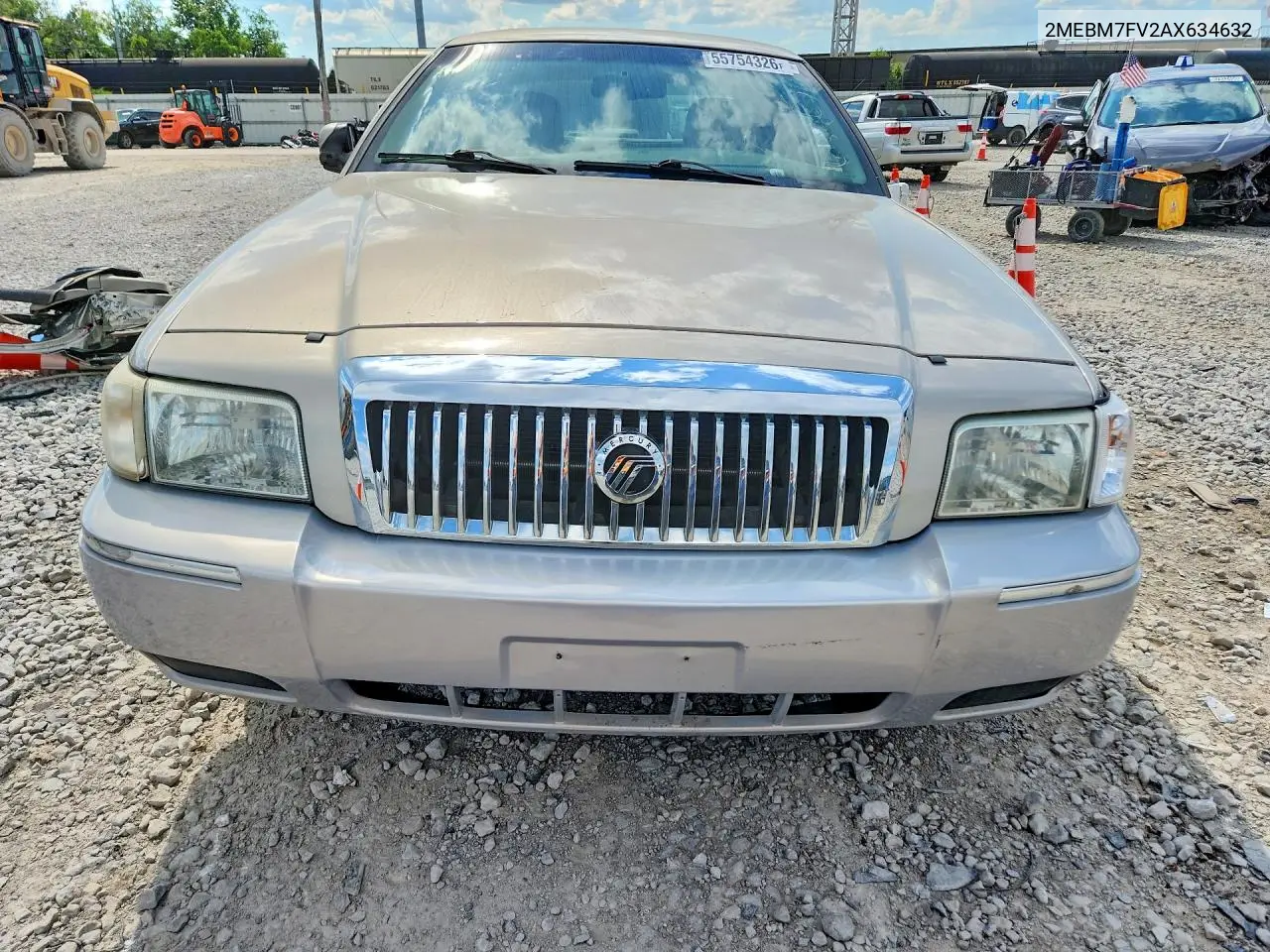 2010 Mercury Grand Marquis Ls VIN: 2MEBM7FV2AX634632 Lot: 55754326