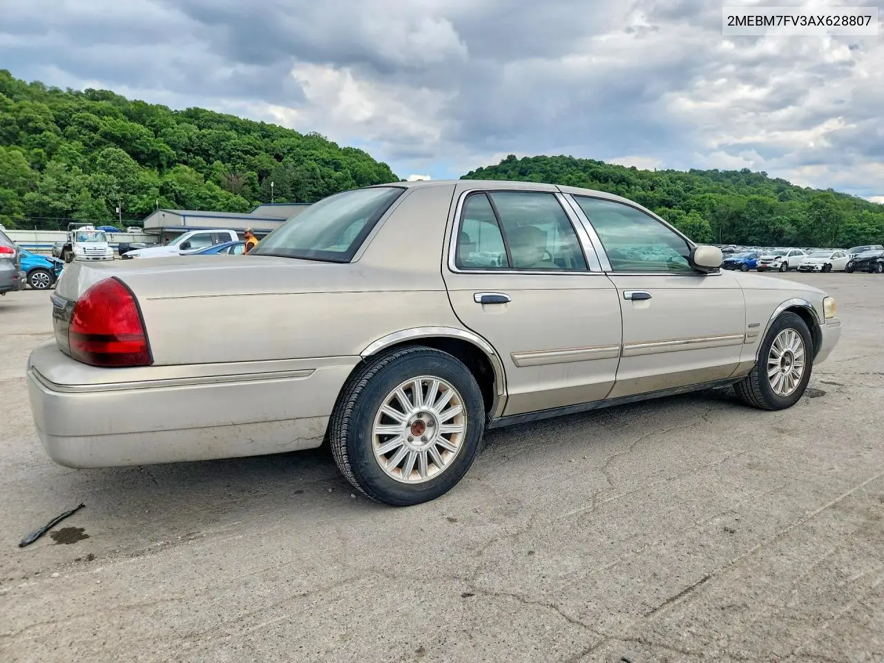 2010 Mercury Grand Marquis Ls VIN: 2MEBM7FV3AX628807 Lot: 57269076