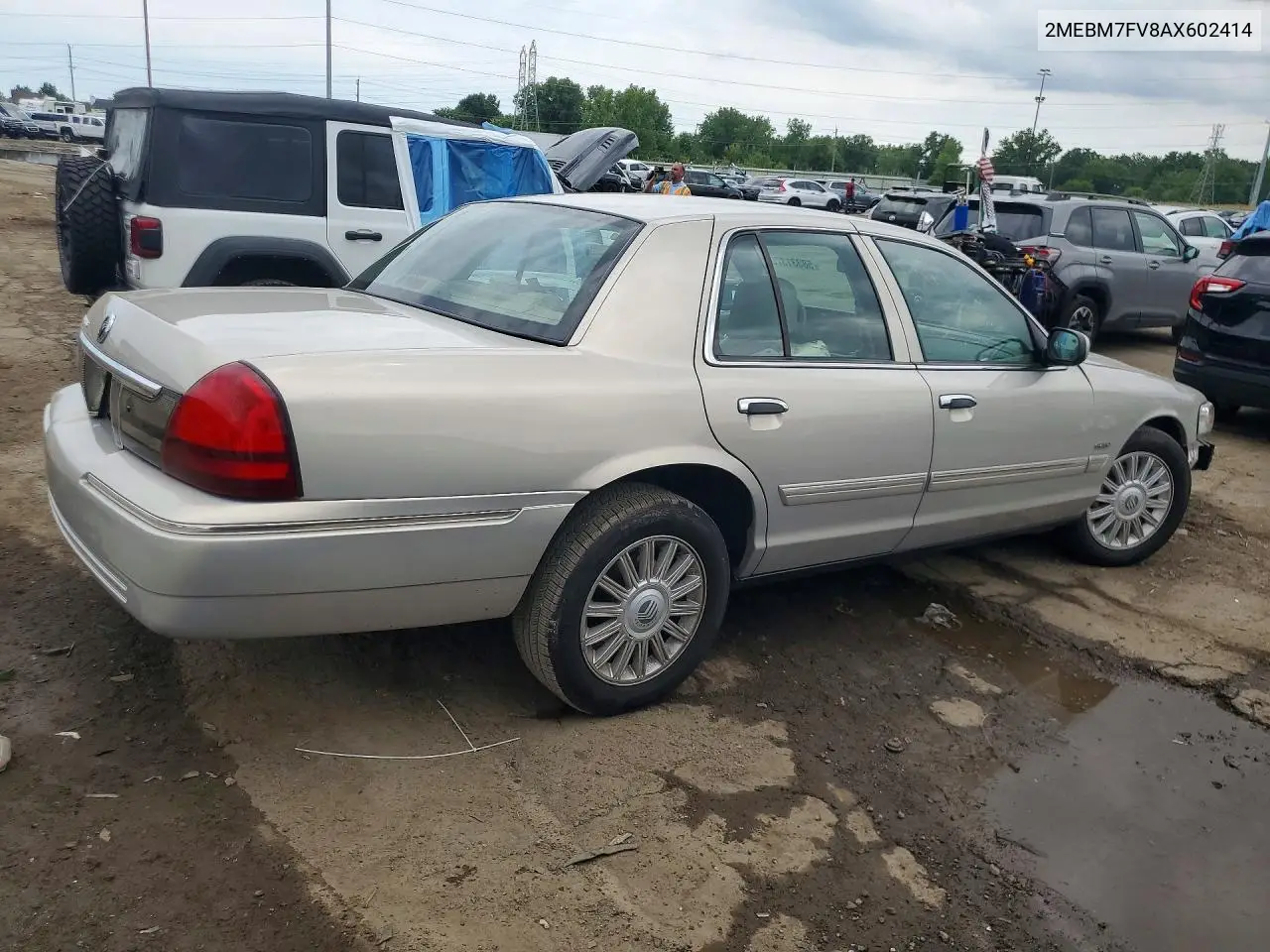 2010 Mercury Grand Marquis Ls VIN: 2MEBM7FV8AX602414 Lot: 58331376