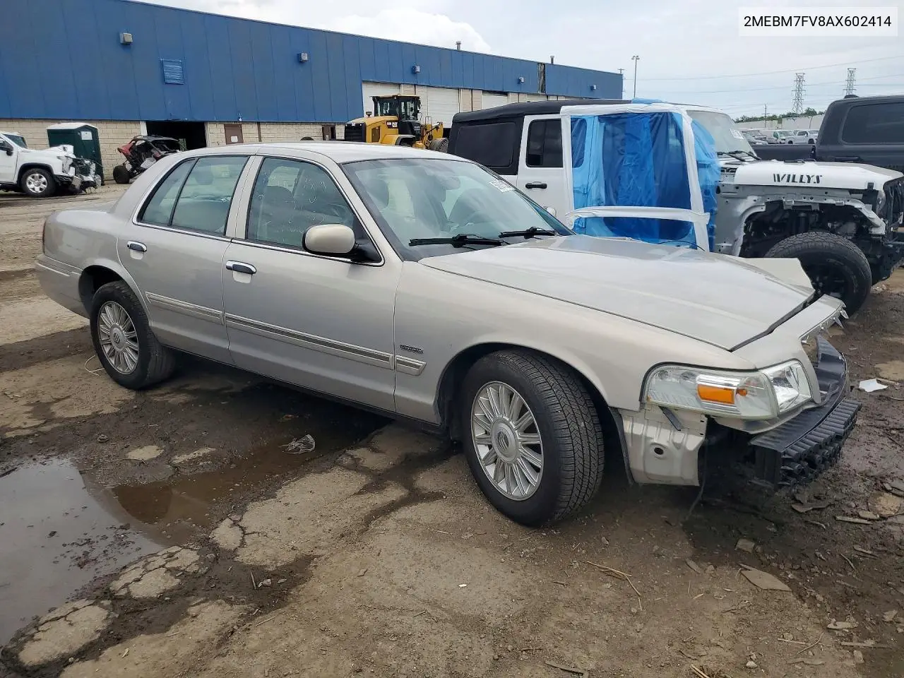 2010 Mercury Grand Marquis Ls VIN: 2MEBM7FV8AX602414 Lot: 58331376