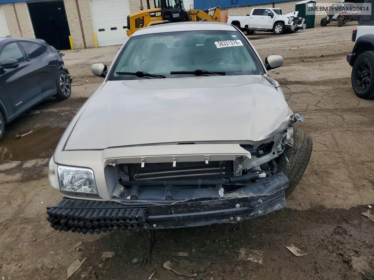 2010 Mercury Grand Marquis Ls VIN: 2MEBM7FV8AX602414 Lot: 58331376