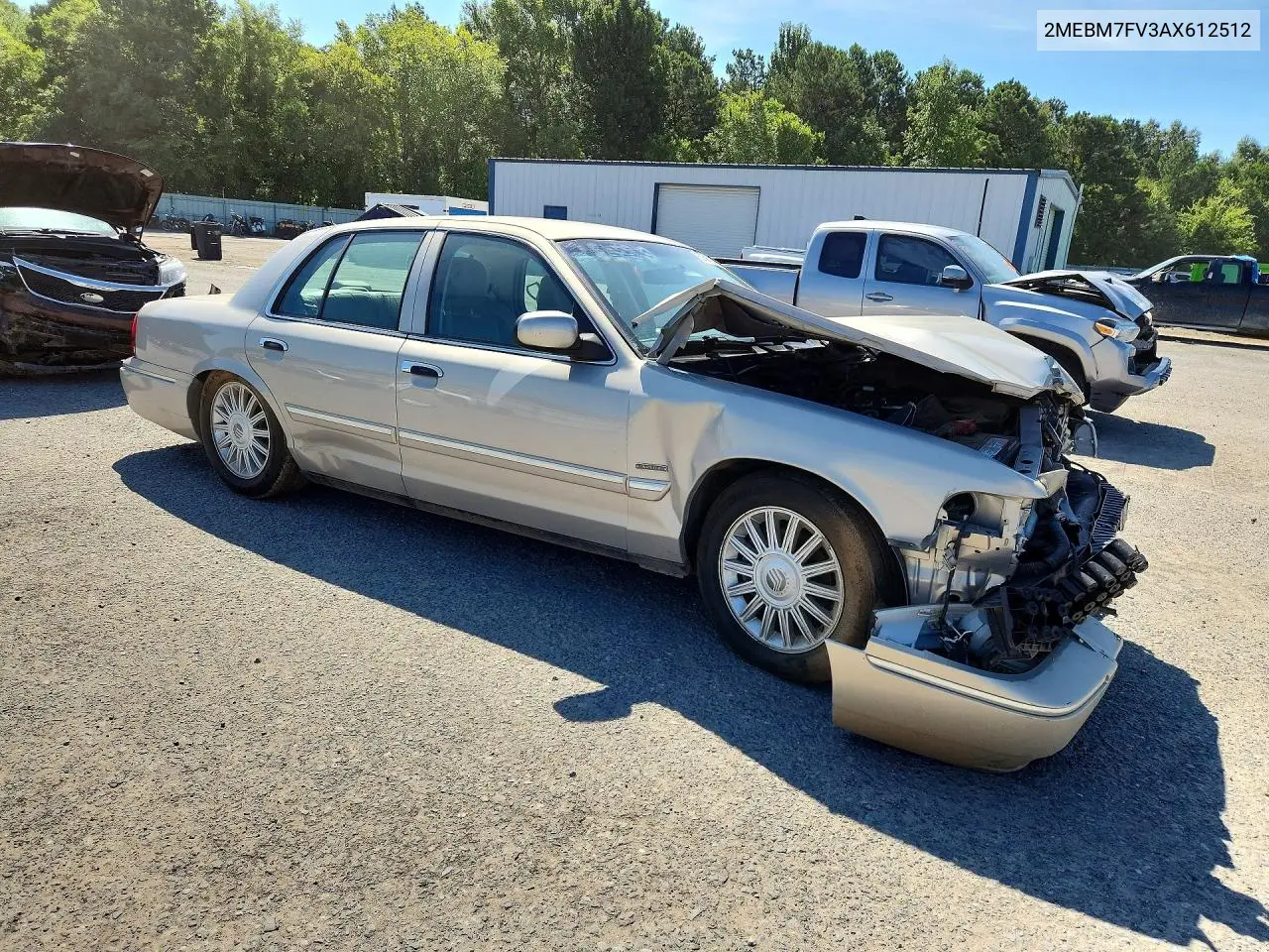 2010 Mercury Grand Marquis Ls VIN: 2MEBM7FV3AX612512 Lot: 60587306