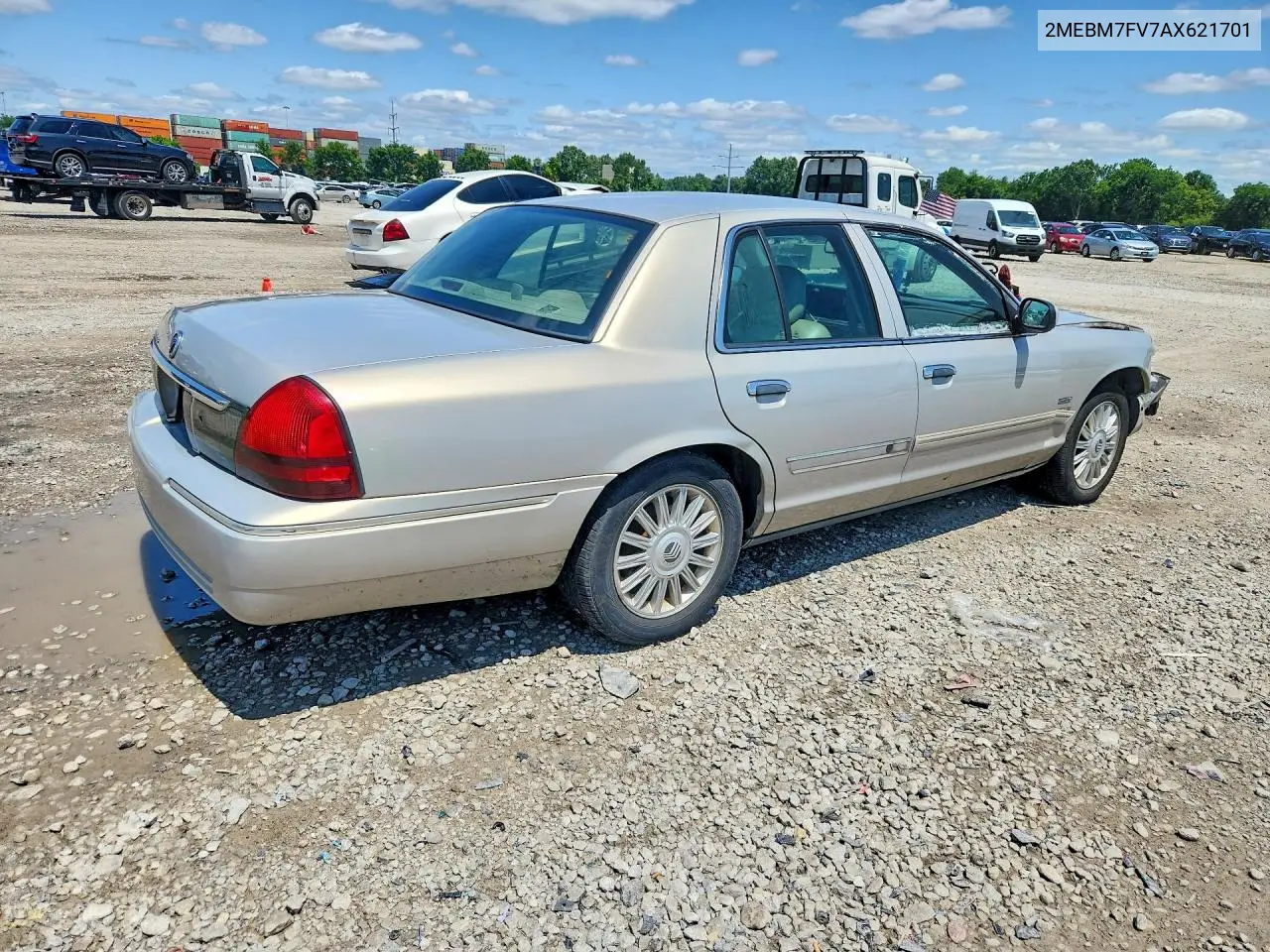 2010 Mercury Grand Marquis Ls VIN: 2MEBM7FV7AX621701 Lot: 61839866