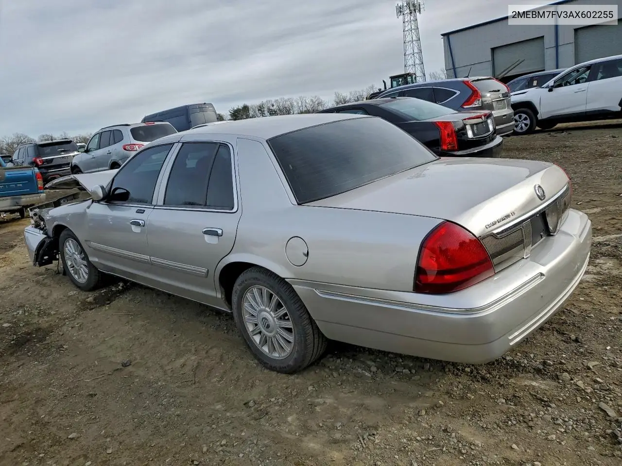2MEBM7FV3AX602255 2010 Mercury Grand Marquis Ls